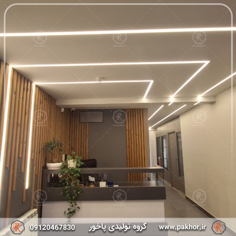 آموزش نصب آسان پروفیل لاین نوری در منزل