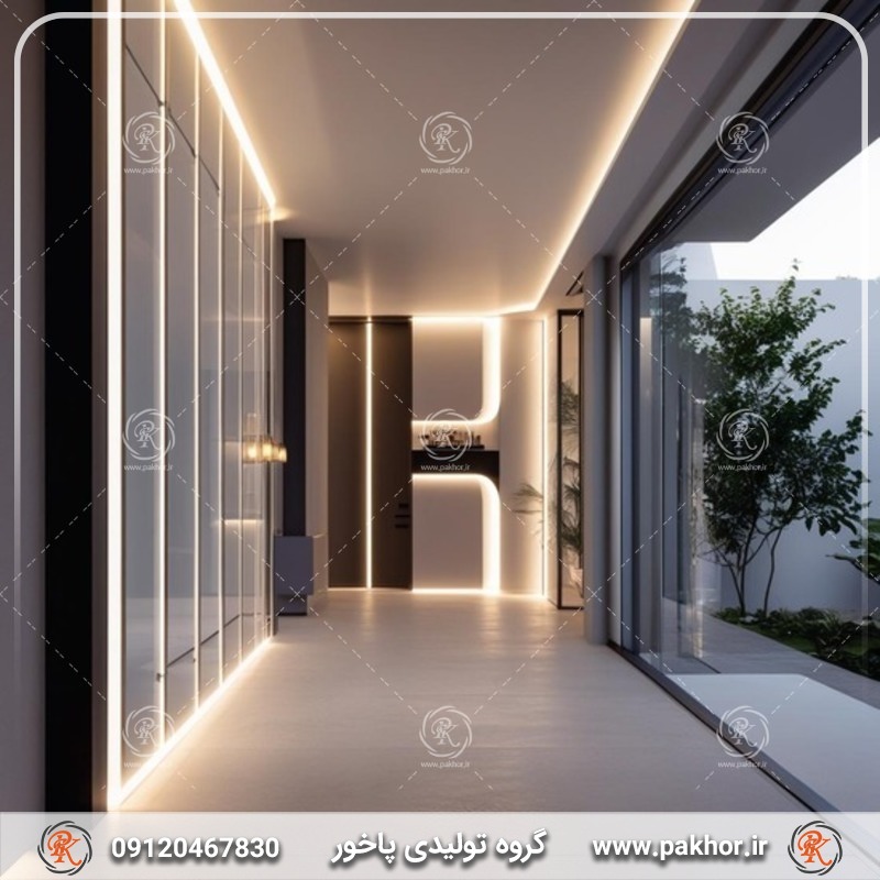 خلاقانه ترین راه حل نورپردازی دکوراتیو با پروفیل نور خطی