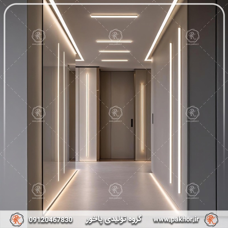خلاقانه ترین راه حل نورپردازی دکوراتیو با پروفیل نور خطی