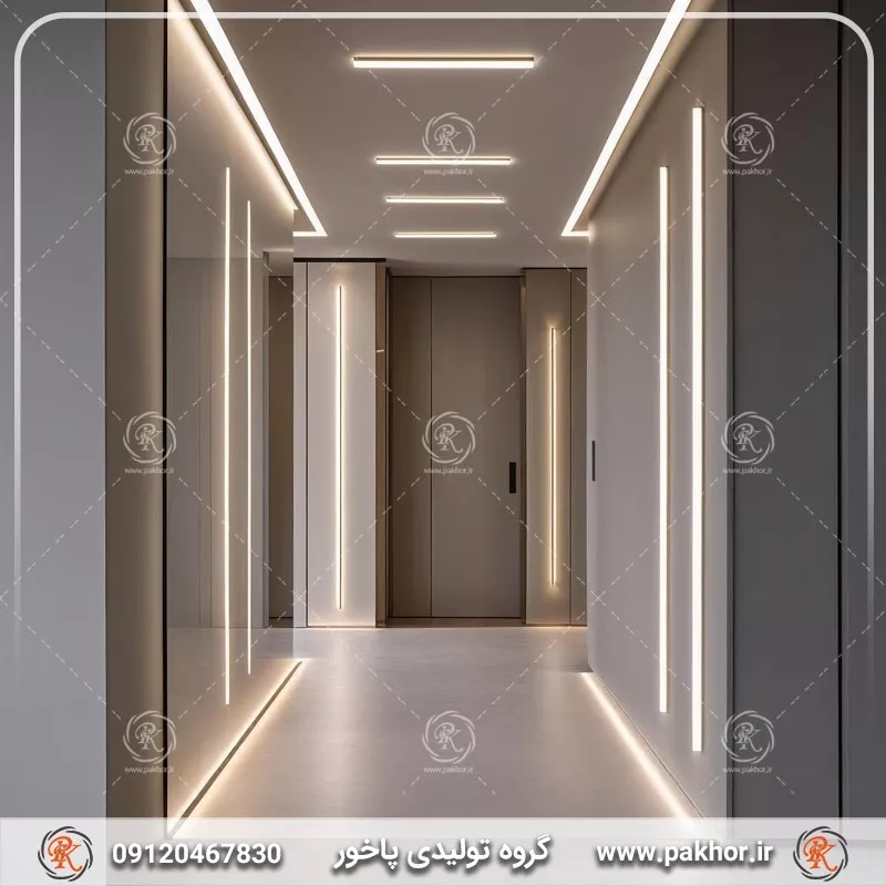 خلاقانه ترین راه حل نورپردازی دکوراتیو با پروفیل نور خطی