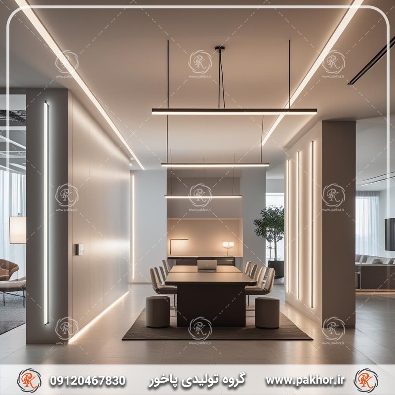 با پروفیل لاین نوری فضاهای تجاری و مسکونی را دگرگون کنید
