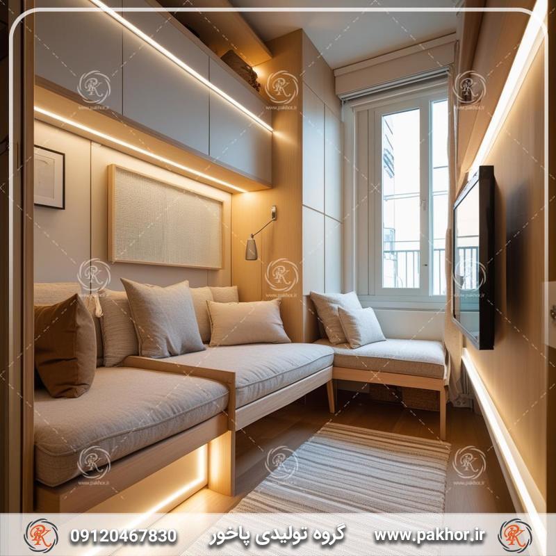 چطور آپارتمان کوچک را با پروفیل لاین نوری تجهیز کنیم؟