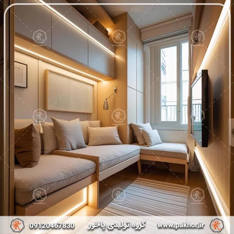 چطور آپارتمان کوچک را با پروفیل لاین نوری تجهیز کنیم؟