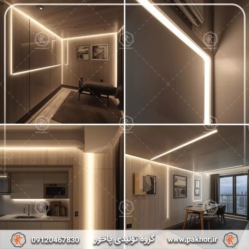 قیمت لاین نوری متری چند است؟ | انواع نور لاینی