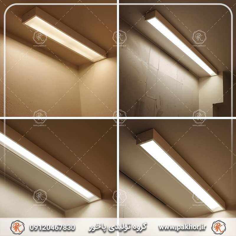 لاین نوری در سقف گچی خانه را 5 برابر لوکس تر نشان می دهد