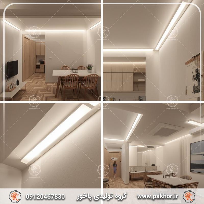 لاین نوری در سقف های بلند اداری؛ نور کافی یا هدررفت انرژی؟