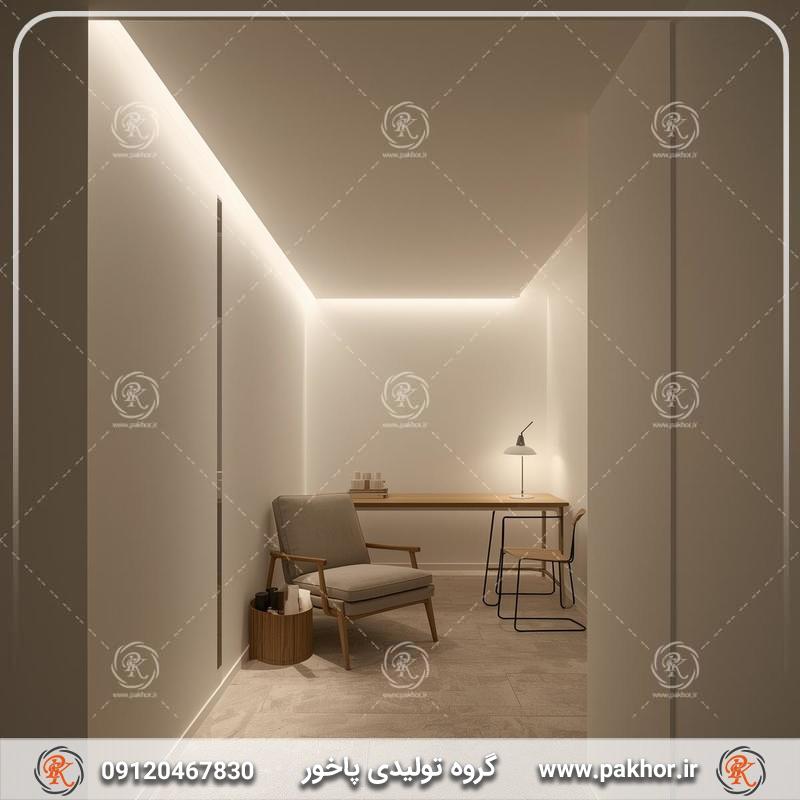 لاین نوری در سقف های بلند اداری؛ نور کافی یا هدررفت انرژی؟