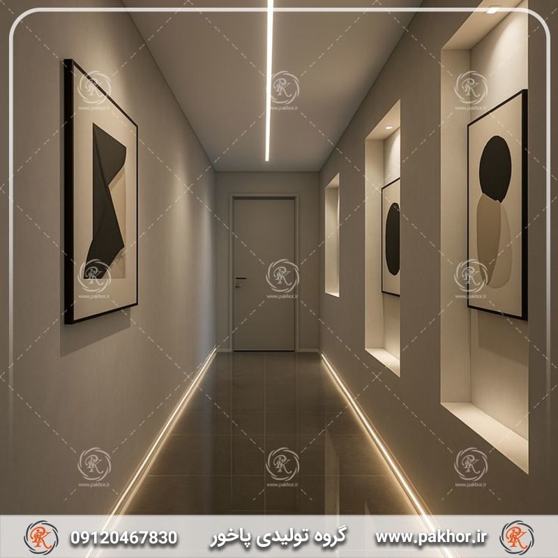 برای دیوارهای بتنی یا آجری از چه مدل نور خطی استفاده کنیم؟