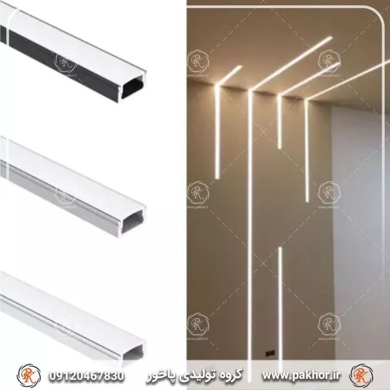 دنج ترین زاویه نصب لاین نوری روی دیوار اتاق
