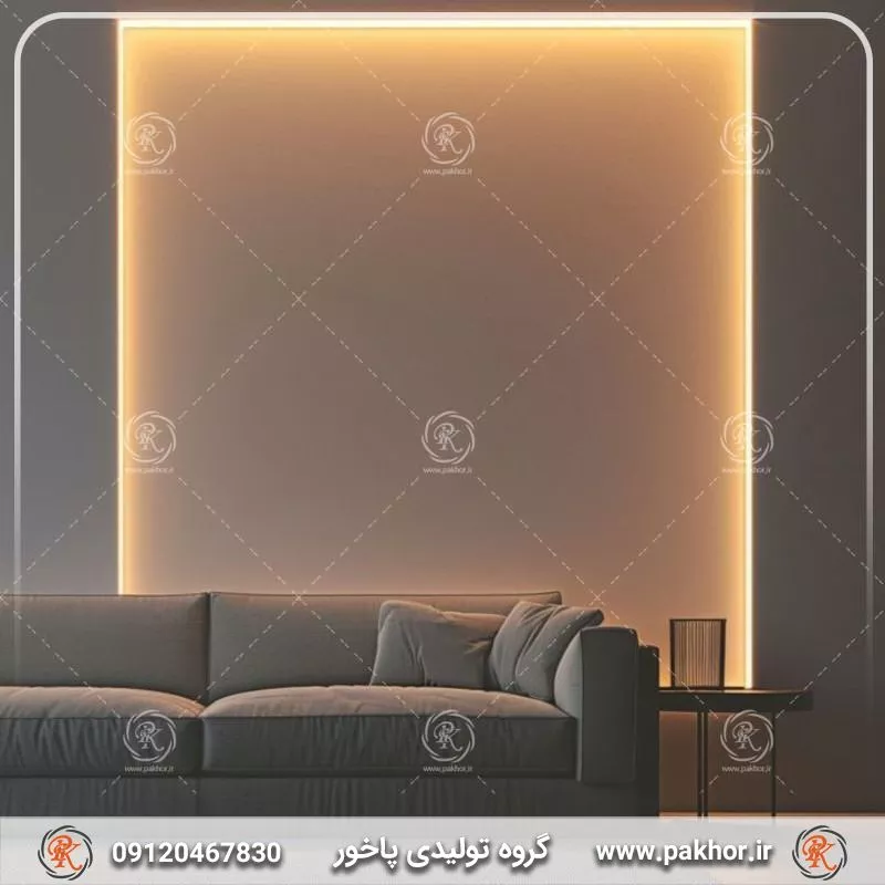 دنج ترین زاویه نصب لاین نوری روی دیوار اتاق