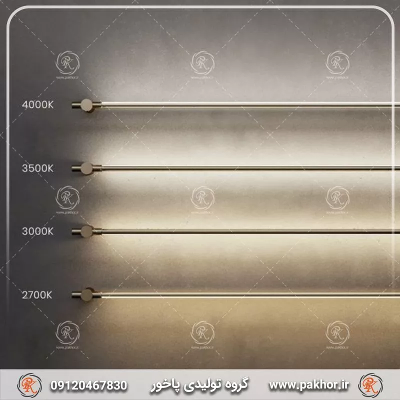 اشتباهات زاویه دهی به نور خطی اتاق هتل