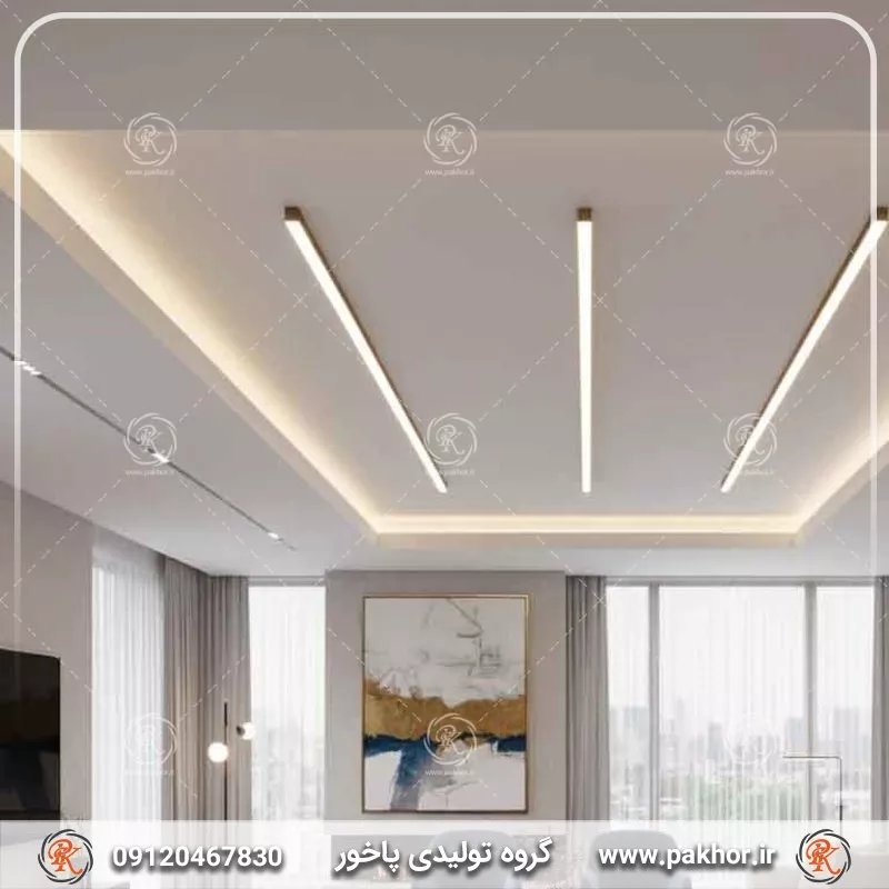 مقایسه نور خطی روکار و توکار