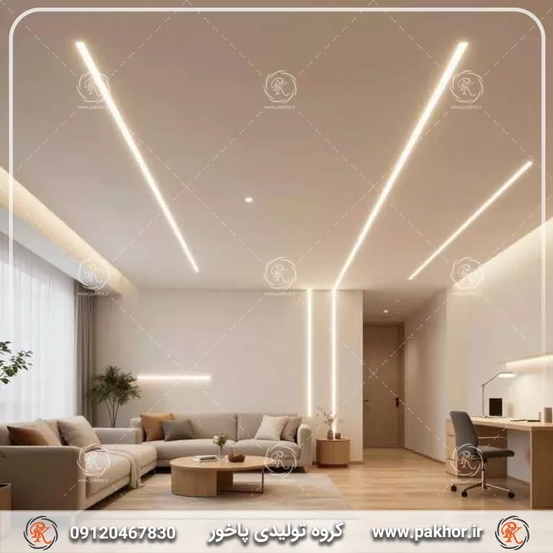نور خطی برای فضاهای اداری؛ تمرکز یا خستگی؟