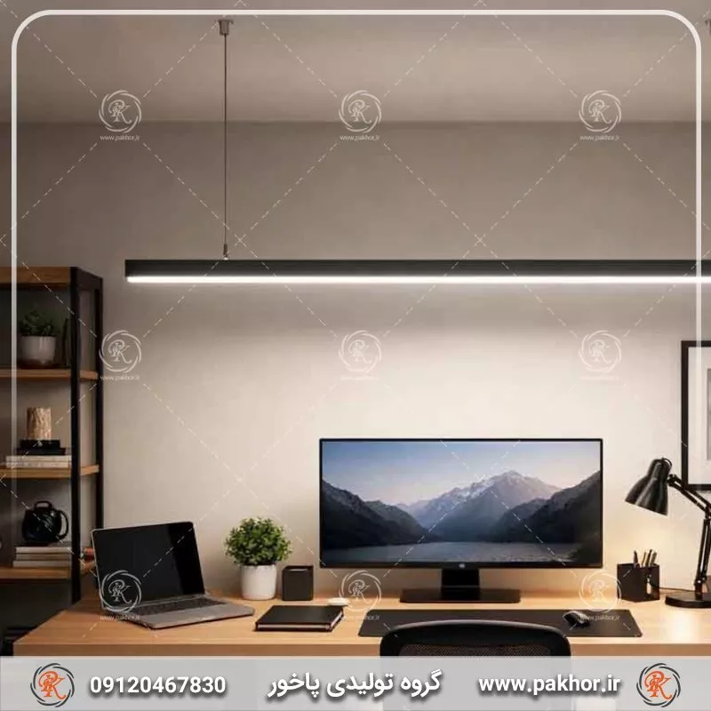 نور خطی برای فضاهای اداری؛ تمرکز یا خستگی؟