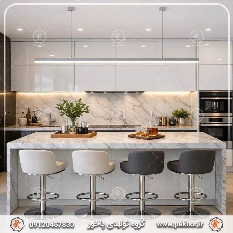 طراحی نور خطی در خانه دوبلکس و پله