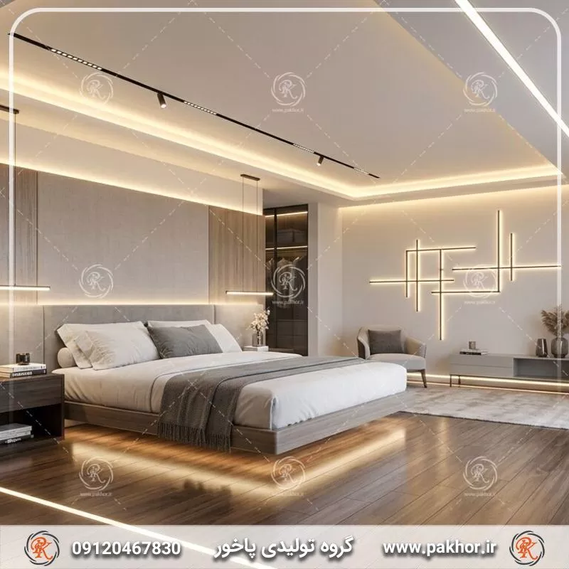 طراحی ترکیبی نور مخفی و خطی