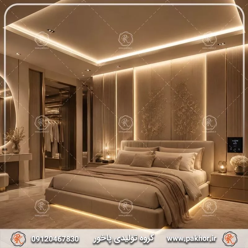 نکات اجرای نور خطی در دیوارهای رنگ شده یا سنگی