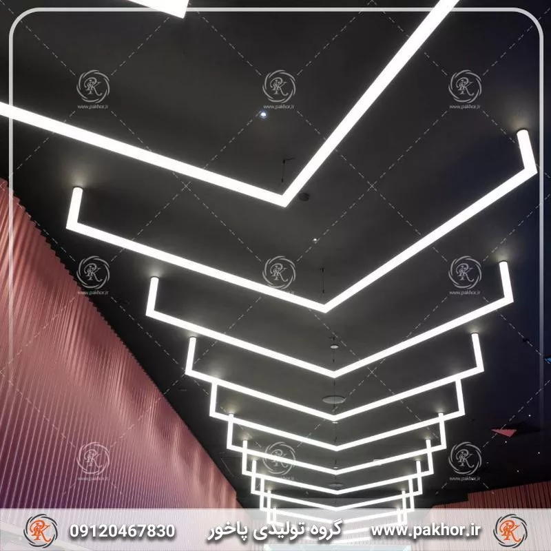 جلوگیری از تغییر رنگ لاین نوری در دکور چوبی