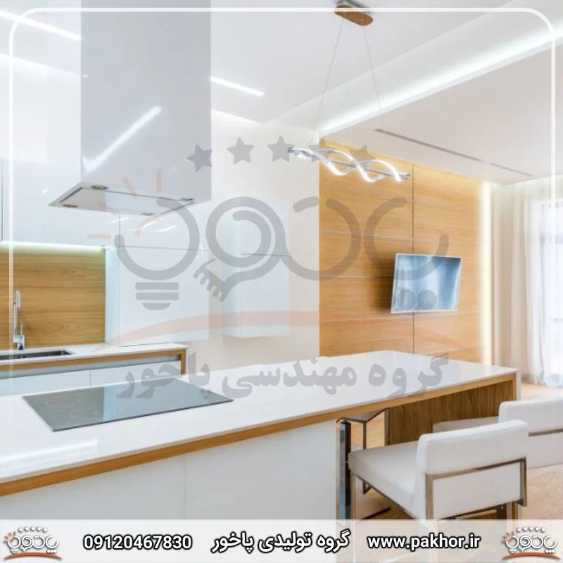 نور خطی کناف مناسب کدام فرم سقف است؟