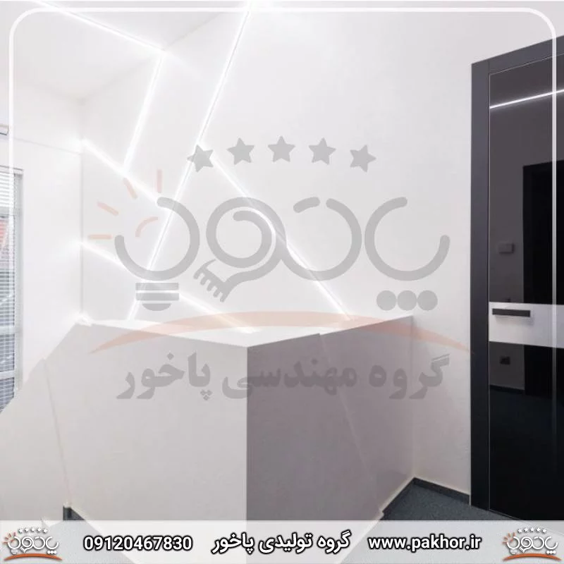 راهنمای گام به گام ترکیب نور خطی سقفی با کناف و رابیتس