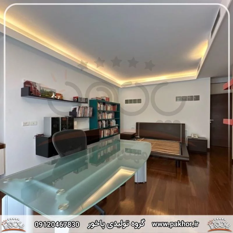 راهنمای گام به گام ترکیب نور خطی سقفی با کناف و رابیتس