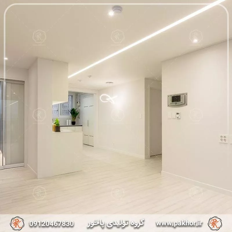نور پردازی شکیل و مدرن در منازل با استفاده از پروفیل های لاین نوری