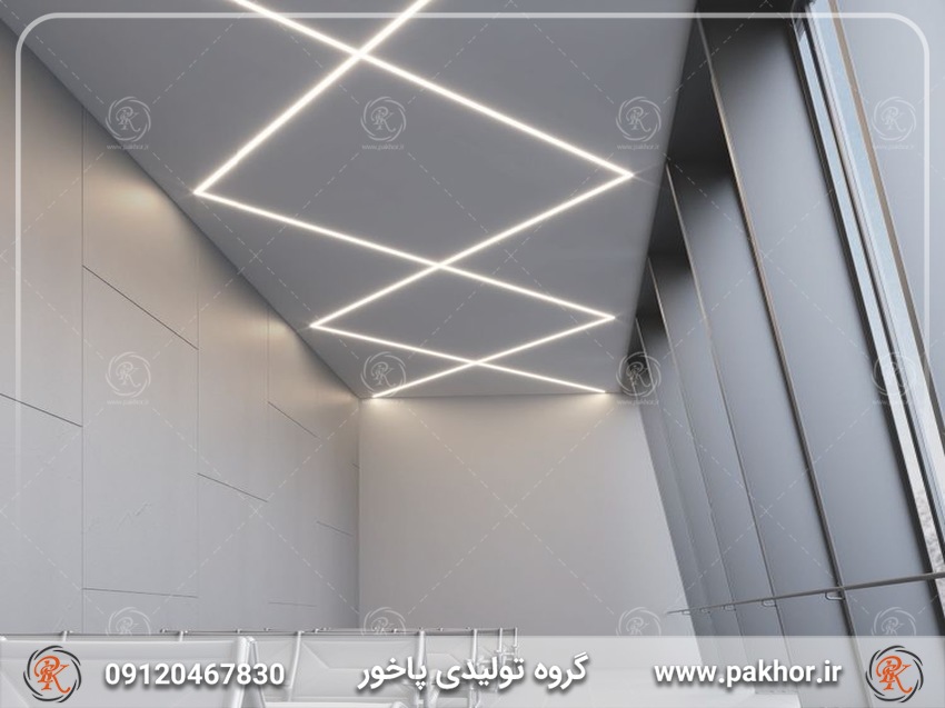 نور پردازی شکیل و مدرن در منازل با استفاده از پروفیل های لاین نوری
