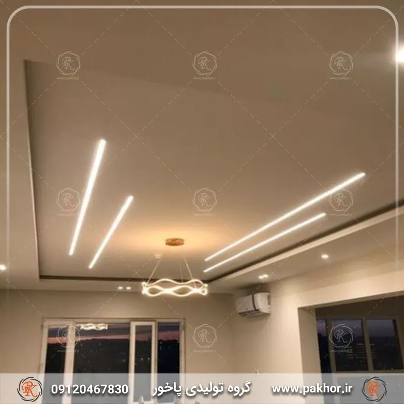نورپردازی مدرن با کناف خطی
