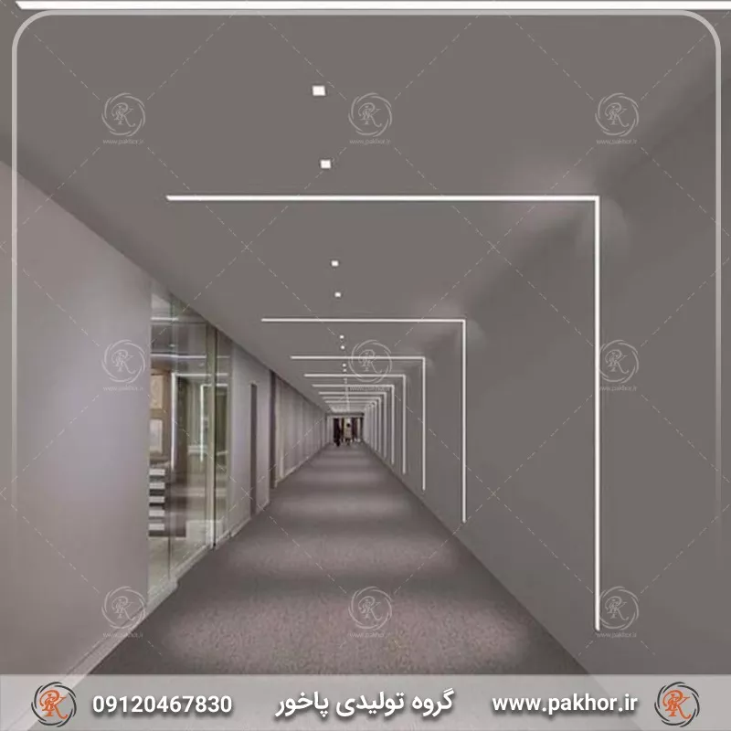 زیبایی نورپردازی با پروفیل نور خطی کناف