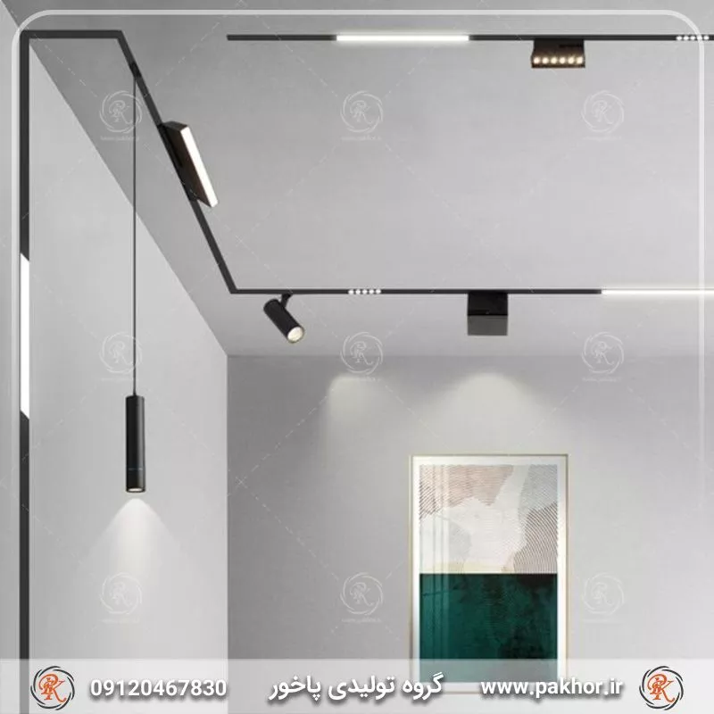 بکار گیری چراغ مگنتی در پروفیل مگنتی