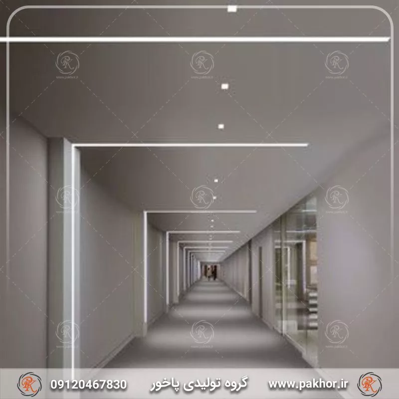 نورخطی توکار برای تحول دیزاین محیط