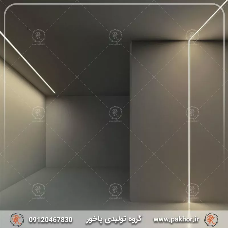 استفاده از پروفیل چراغ خطی برای نورپردازی منحصر به فرد