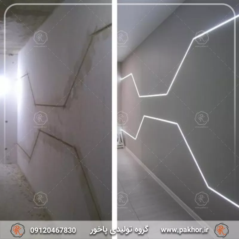 ترکیب هنر و نور با لاین نوری کناف