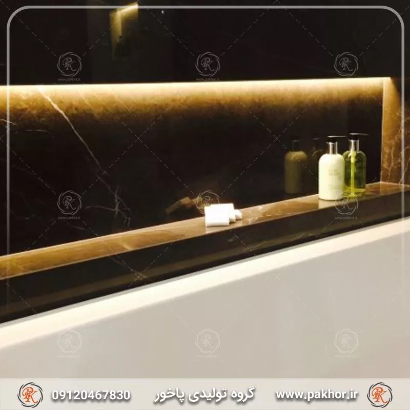 ترکیب زیبا از سقف و لاین نوری کناف برای طراحی داخلی
