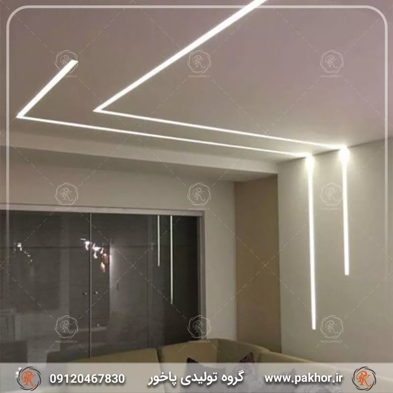 جدیدترین مدل های قرنیز نوری سقف