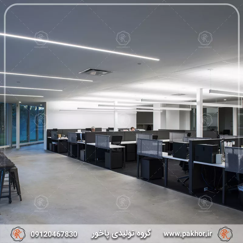 کاربردهای لاین نوری دور سقف مدرن