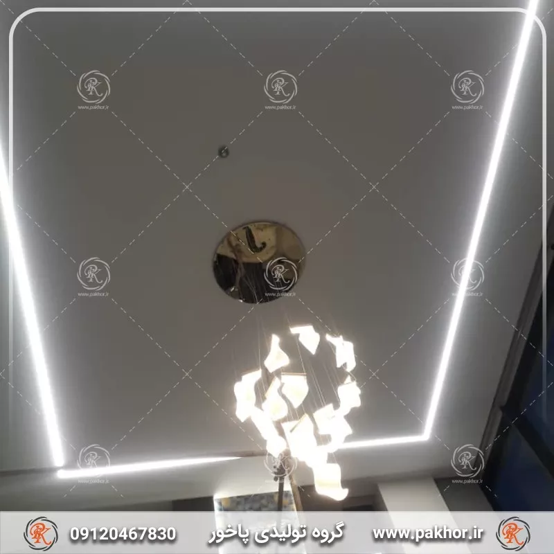 نورپردازی بهینه با سیم کشی پروفیل نور خطی