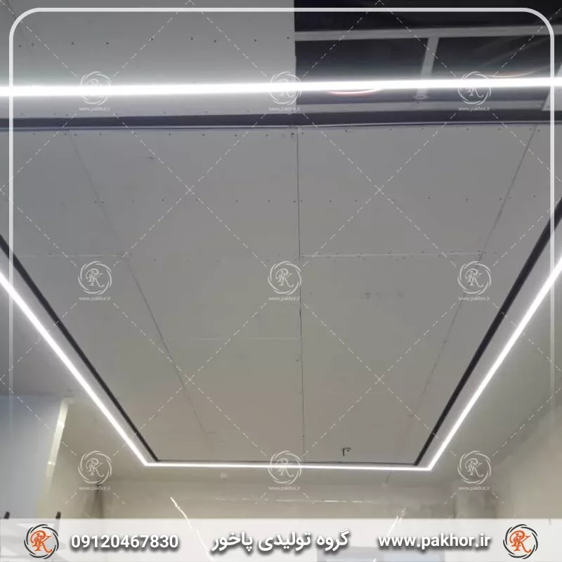 نورپردازی بهینه با سیم کشی پروفیل نور خطی