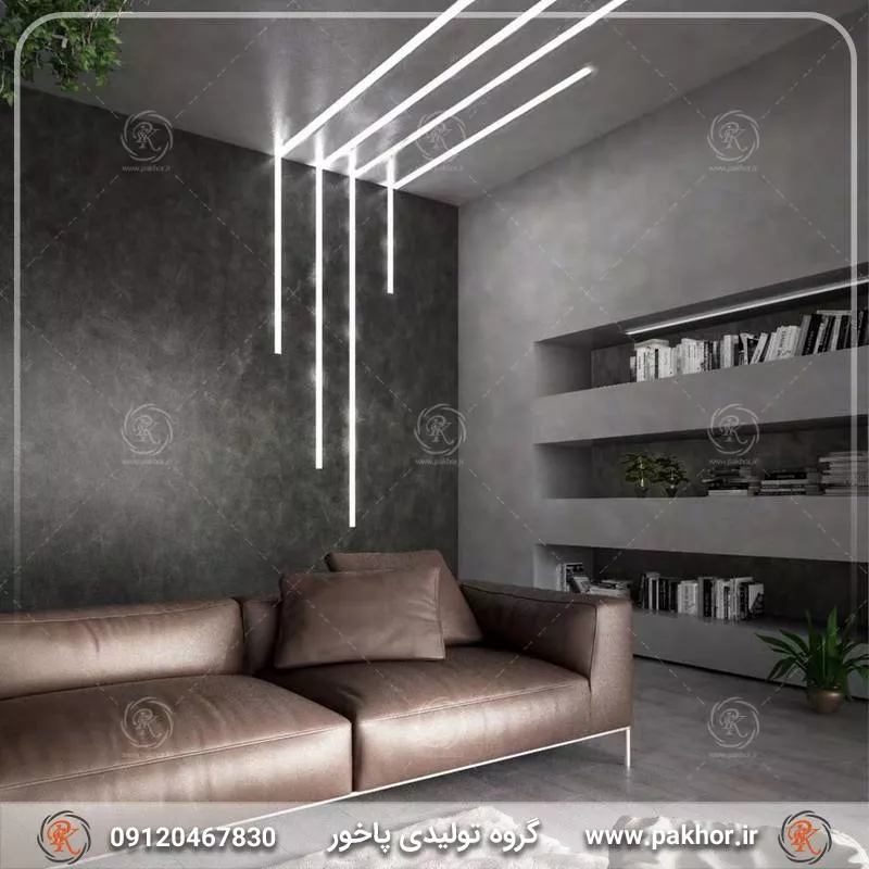 قیمت لاین نوری روکار تجهیز شده آلومینیومی