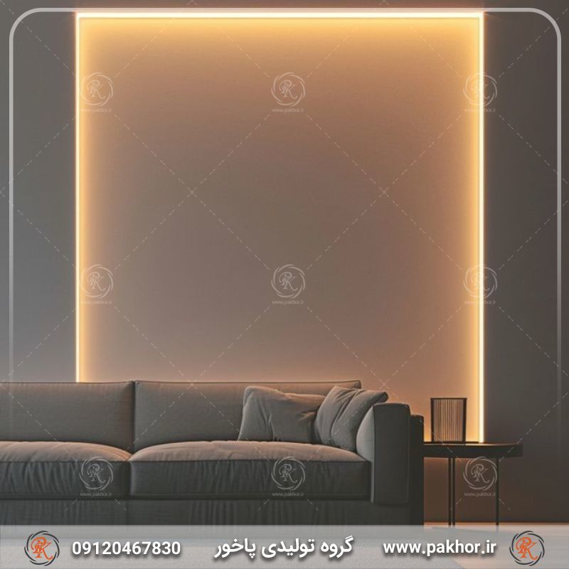 نور خطی روی دیوار