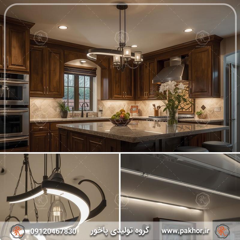 چراغ خطی توکار و روکار