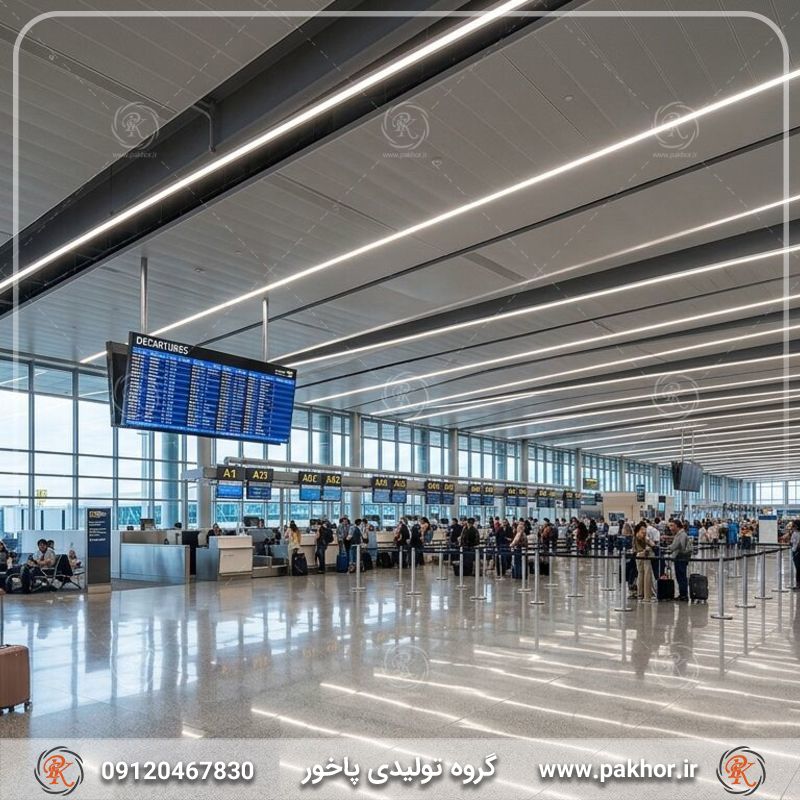 نور خطی صنعتی