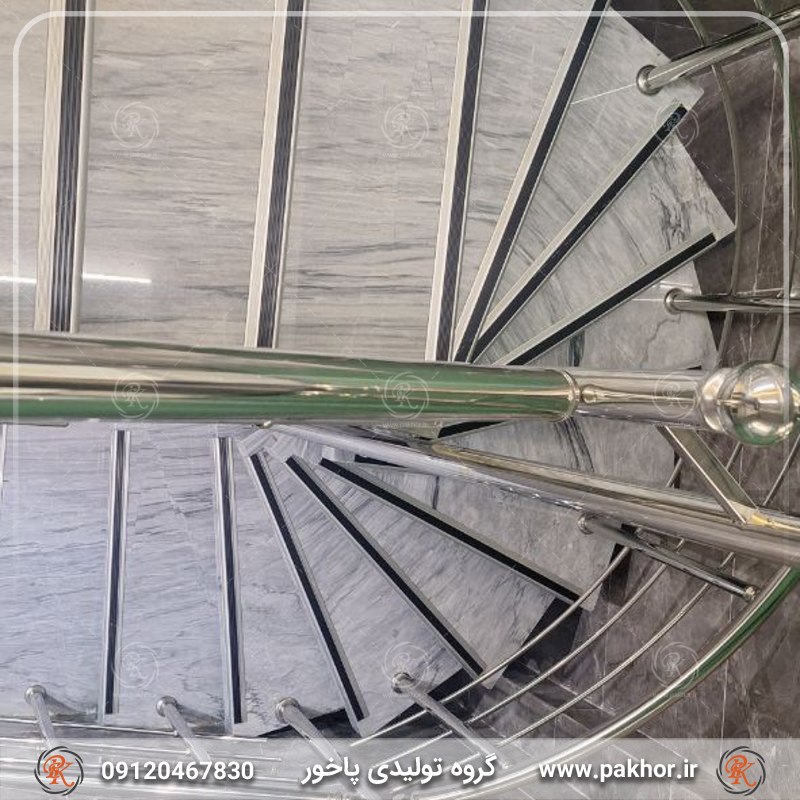 ترمز پله نصب شده در پاگرد
