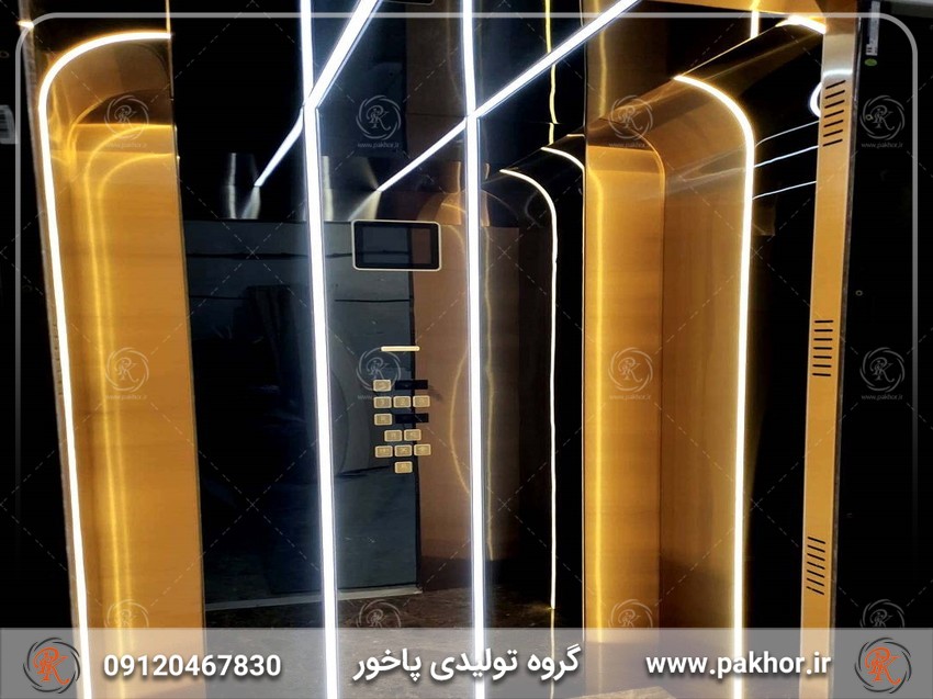 نور خطی آسانسور 