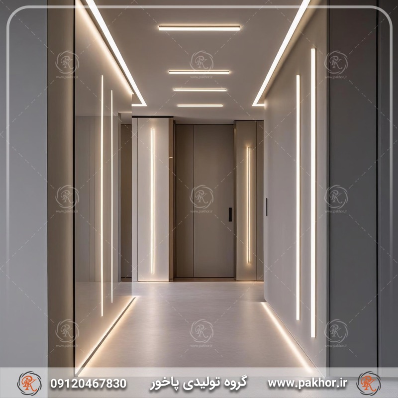 دیزاین با نور خطی