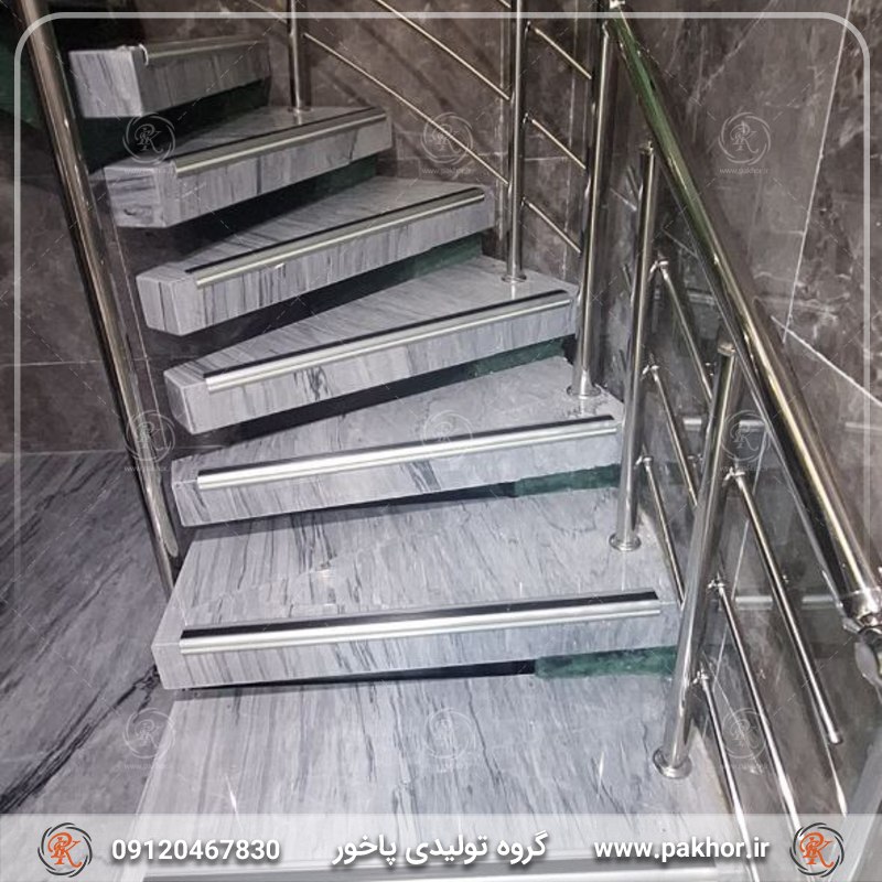 نصب ترمز پله آلومینیومی