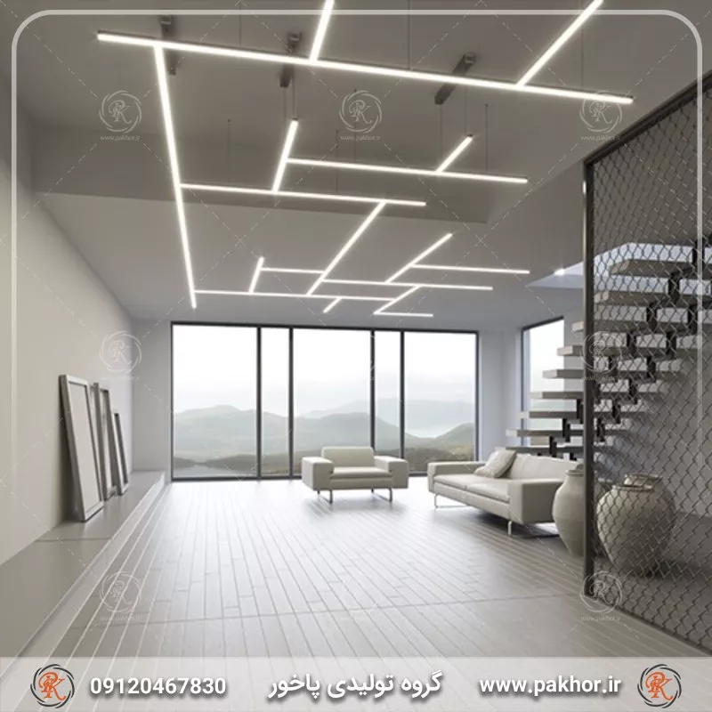 پروفیل نور خطی چهار سانتی کد N7
