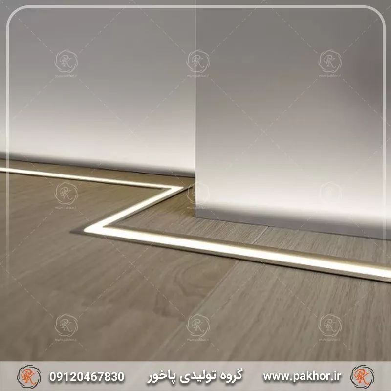 پروفیل نور خطی پنج سانتی لبه دار کد N12-1