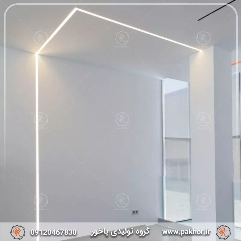 پروفیل نور خطی کناف فنر خور کد N10