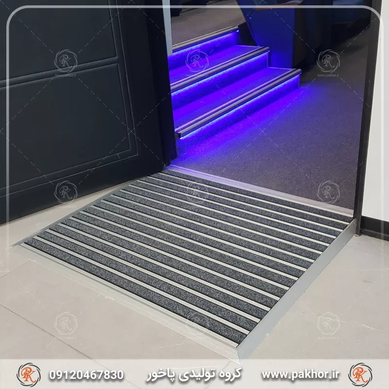 پادری آلومینیومی pvc موکت یک سانتی کد M3